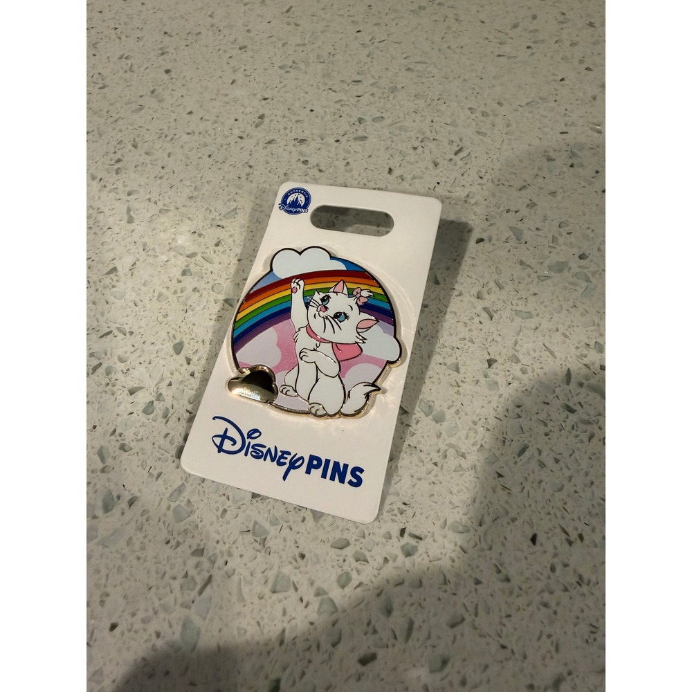 Disney Parks Marie Aristocats Rainbow Cloud 2024 Open Edition Pin